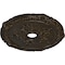 Ekena Millwork Attica with Rose Medallion (Canopies up to 4 1/2"), 26"OD x 3 3/4"ID x 1 1/2"P, Stone Hearth Crackle CM26ATSHC - alternate 3